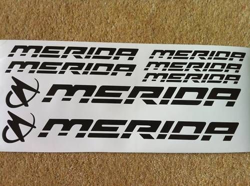 Merida Bike Frame Decals / Stickers ANY COLOUR  
