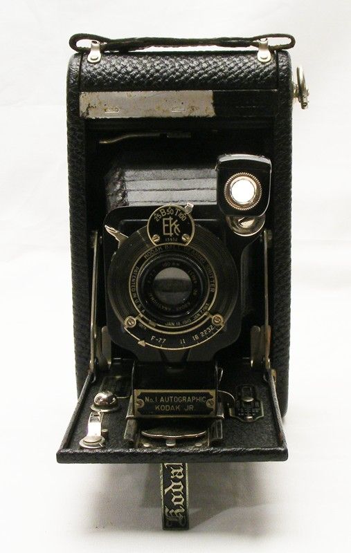 Kodak No. 1 Autographic Kodak Jr. Antique Folding Camera  