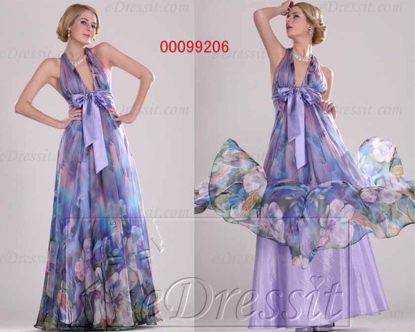 eDressit New Floral Party Evening Dress Prom US 4, 6, 8  