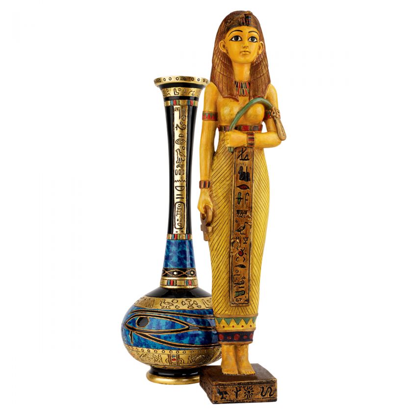 17 Classic Ancient Egyptian Statue Sculpture Queen Cleopatra VII 