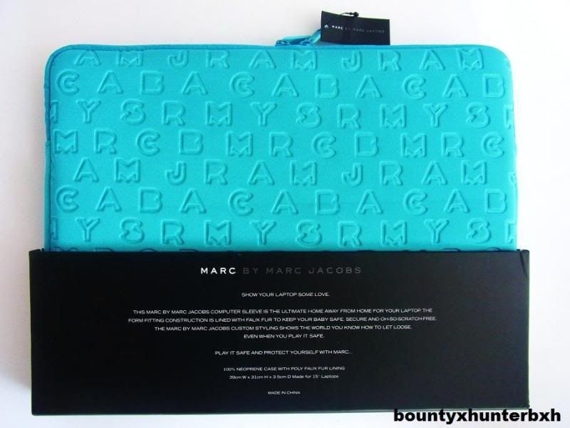 MARC JACOBS 15 Laptop Computer Sleeve Case Cover Bag  