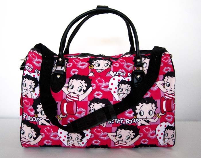 20Duffel/Tote Bag Luggage Purse Travel Pink Betty Boop  