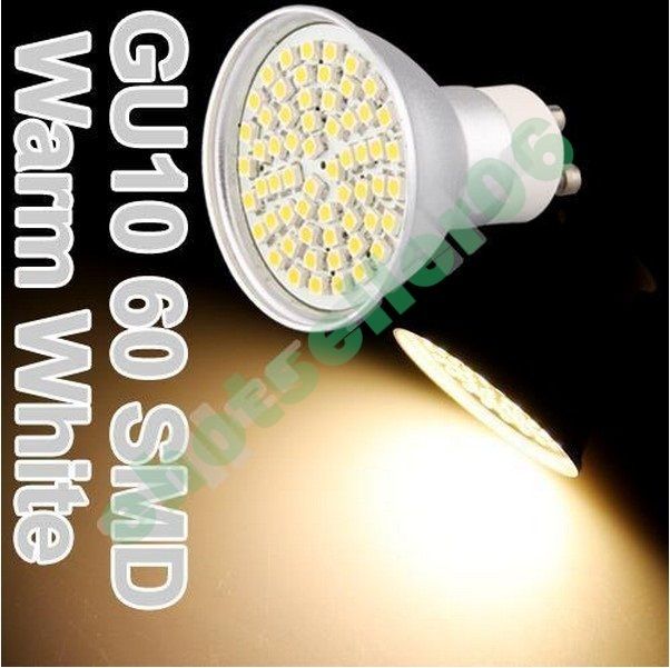  220V 60 3528 SMD LED Warm White Spotlight Lamp Bulb Light NEW  