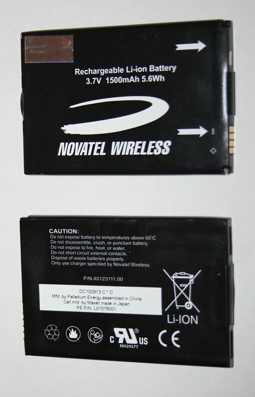 OEM Novatel Wireless MiFi 3352 4510 4510L 4G Battery  