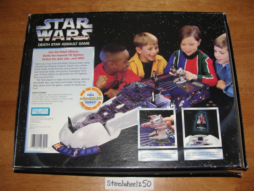 Star Wars Death Star Assault 3 D Board Game 1995 PB OOP  