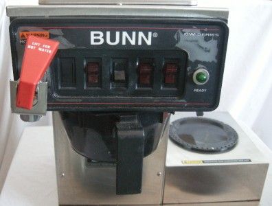 This is an CWTF 249016 Bunn Coffee Maker. This Coffee Maker has been 
